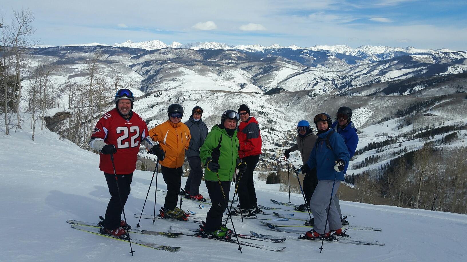 Gamma Alphas took to the slopes for annual get-together